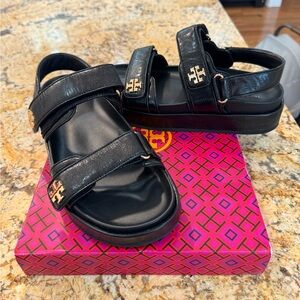 BRAND NEW, NEVER WORN, in box! Tory Burch Kira Sport Sandal goat leather